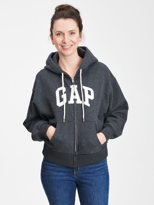 GAP GAP Sweatshirt Logo Zipper - Women