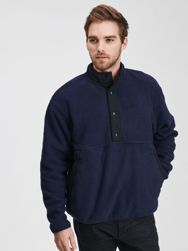 GAP GAP Sweatshirt sherpa snap mock - Men