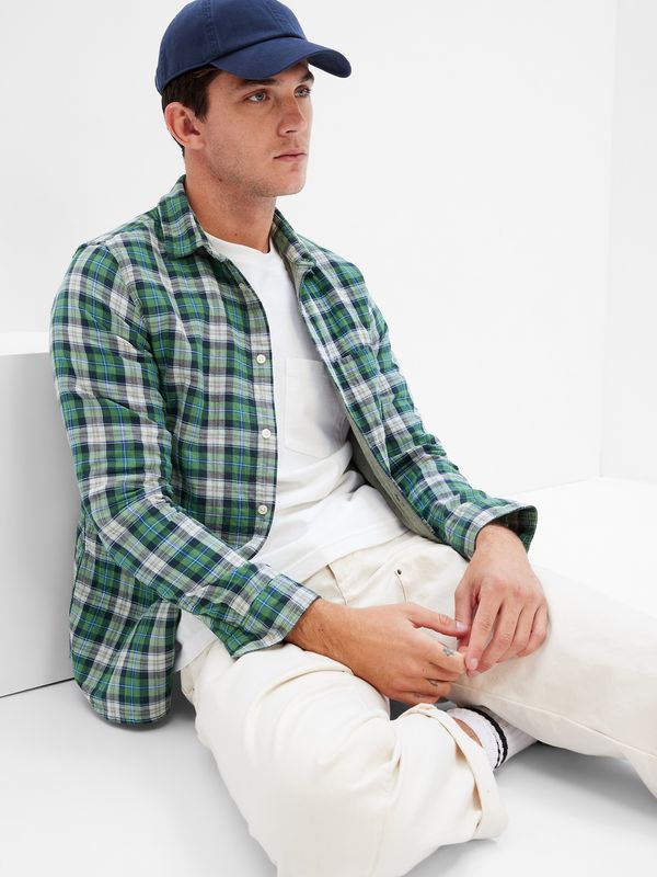 GAP GAP Upper Plaid Shirt - Men