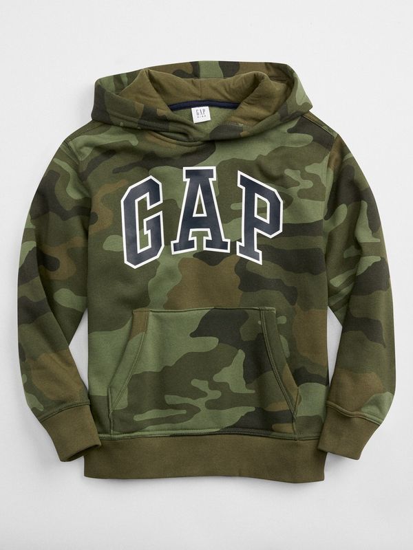 GAP Mikina GAP Logo Bluza z kapturem