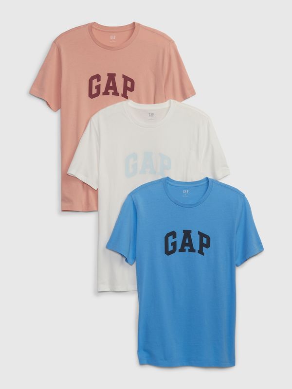 GAP T-shirt with logo GAP, 3pcs - Men