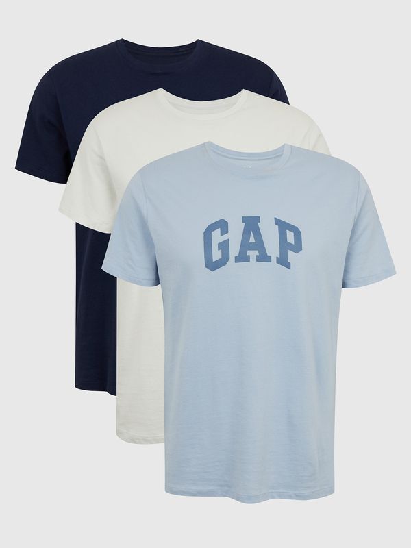 GAP T-shirts with logo GAP, 3pcs - Men