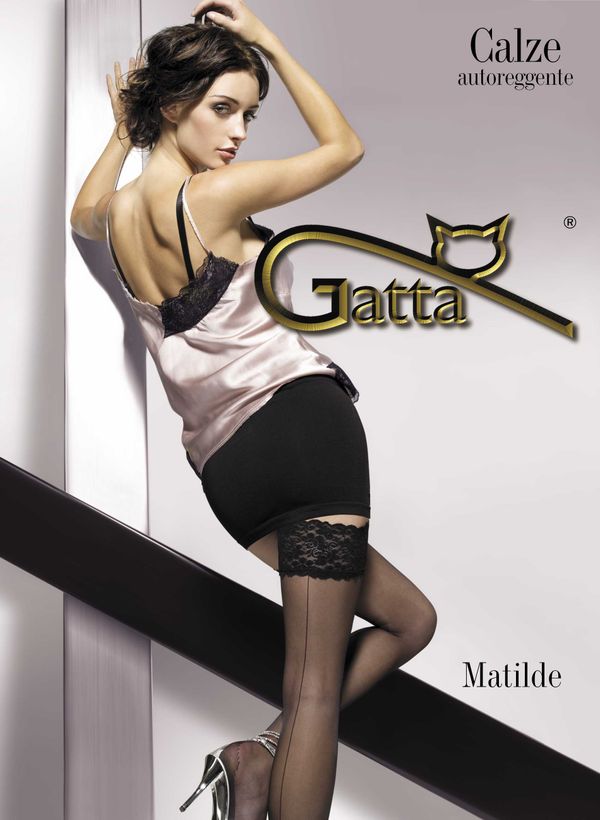 Gatta Graphite stockings Gatta Matilde