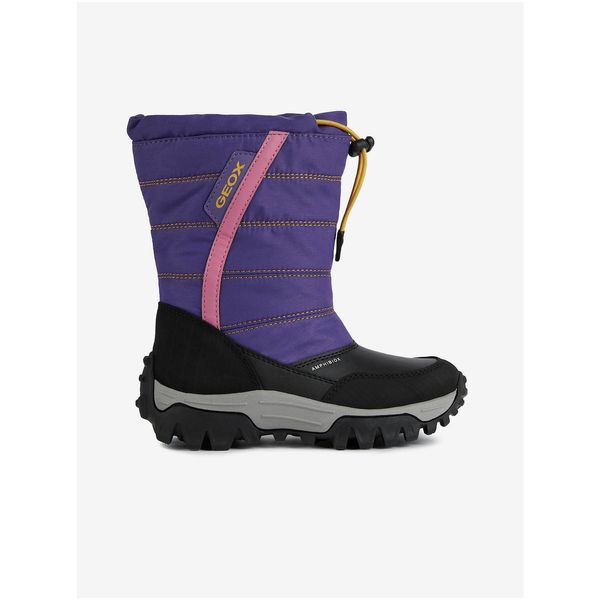GEOX Black-purple girly snowshoes Geox Himalaya - Girls