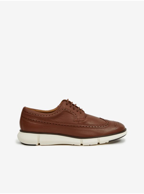 GEOX Brown men's leather shoes Geox - Men