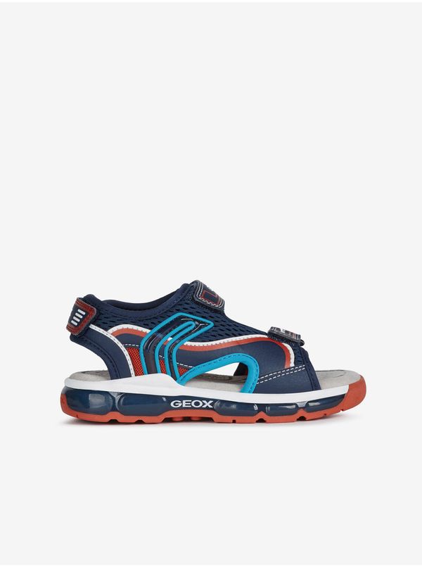 GEOX Dark Blue Boys' Sandals with Glowing Sole Geox Android - Guys