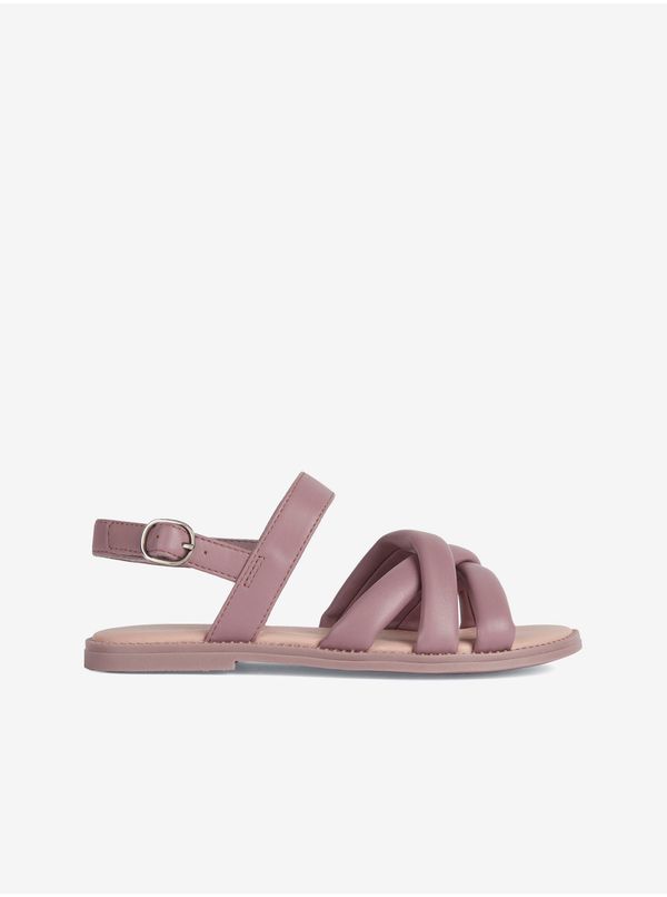 GEOX Pink Geox Women's Leather Sandals - Women