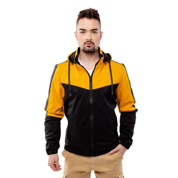 Glano Men's Double-sided Jacket GLANO - yellow