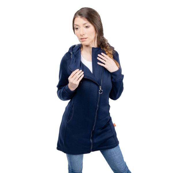 Glano Women's Extended Sweatshirt GLANO - blue