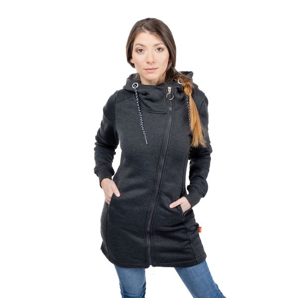 Glano Women's Stretched Sweatshirt GLANO - dark gray