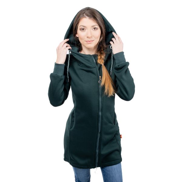 Glano Women's Stretched Sweatshirt GLANO - dark green