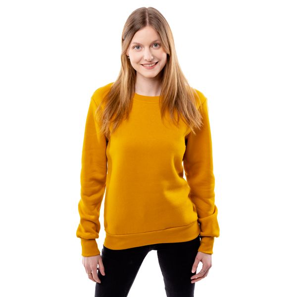 Glano Women's sweatshirt GLANO - mustard