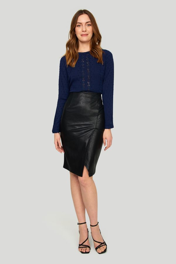 Greenpoint Greenpoint Woman's Blouse BLK0120035 Navy Blue