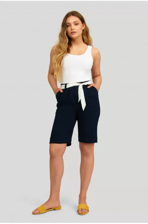 Greenpoint Greenpoint Woman's Shorts SZO4140001 Dark Navy Blue