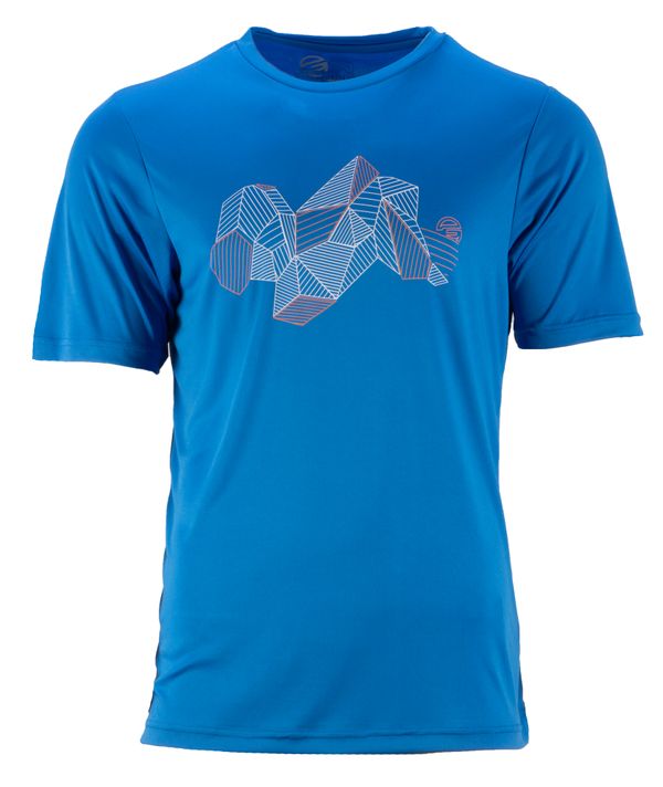 GTS GTS 211811 M - Man Functional T-shirt with print - Blue