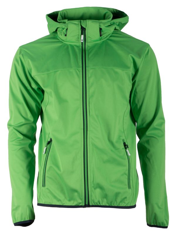 GTS GTS men's 3L softshell jacket with hood, green