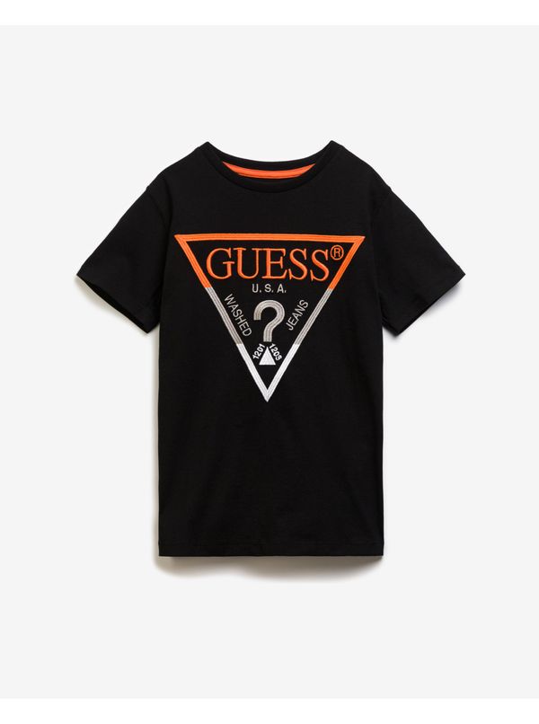 Guess Black Girl T-Shirt Guess - Girls