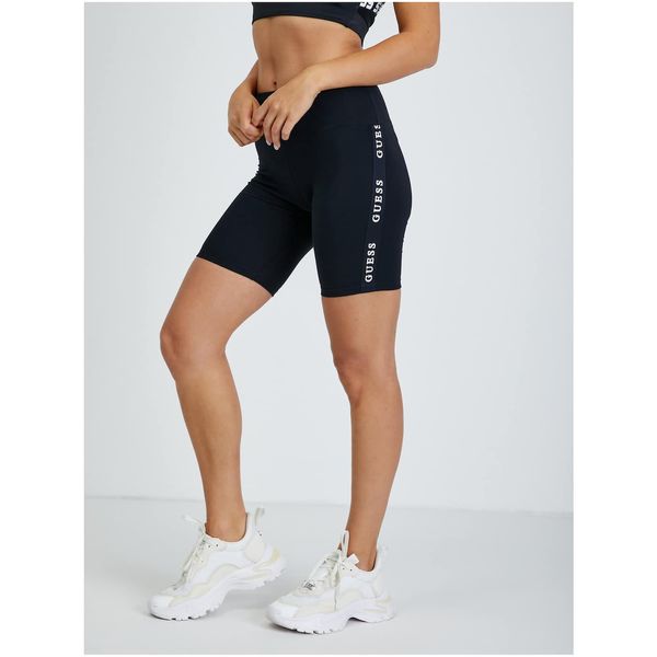 Guess Black Short Leggings Guess Aline Biker - Women