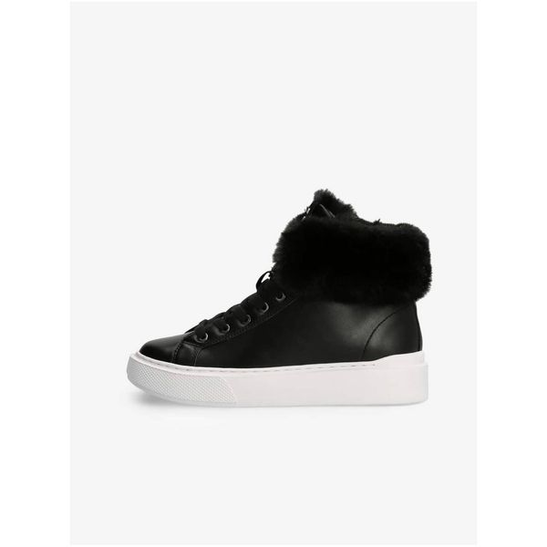 Guess Black Women's Ankle Sneakers with Guess Collar - Women