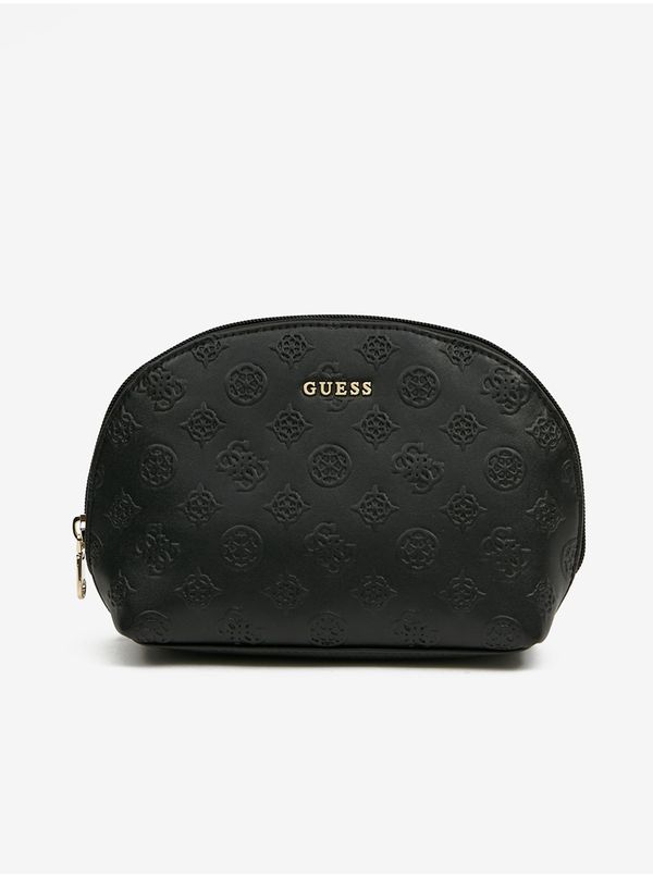 Guess Black Women's Patterned Cosmetic Bag Guess Dome - Women