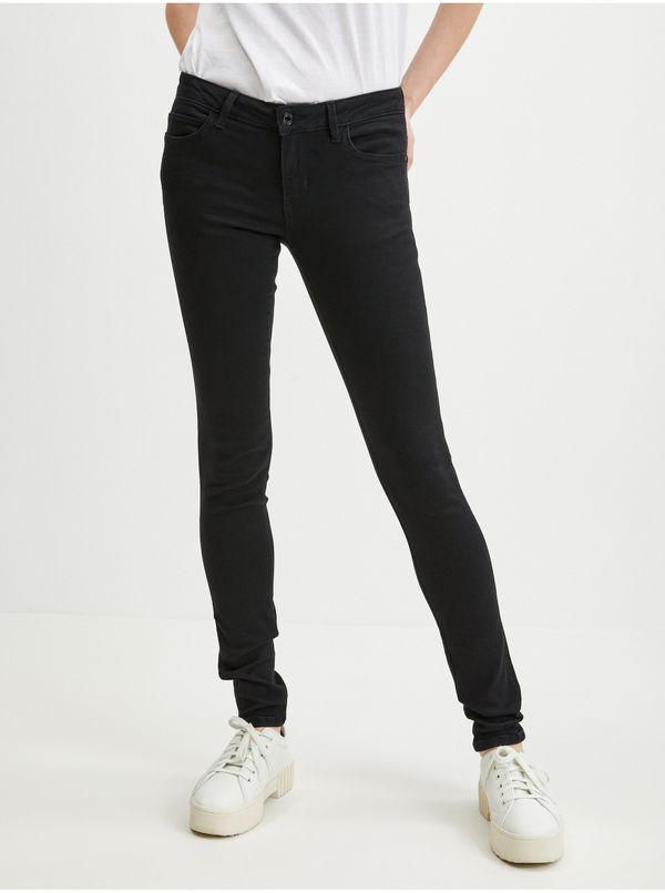 Guess Black Womens Skinny Fit Jeans Guess Curve X - Women