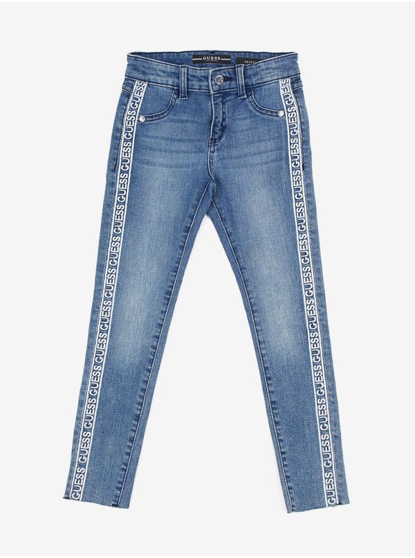 Guess Blue Girly Slim Fit Jeans Guess - Girls