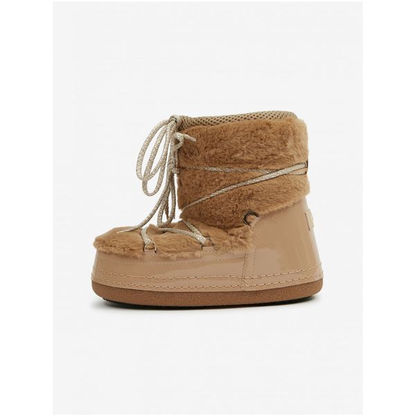 Guess Brown Women's Snowshoes with Faux Fur Guess - Women