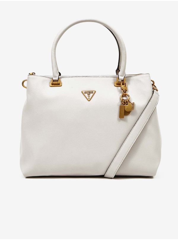 Guess Cream Large Crossbody Handbag with Decorative Details Guess Destiny - Women