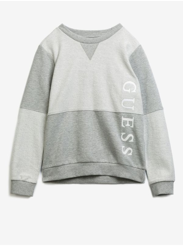 Guess Gray Boys Hoodie Guess - unisex