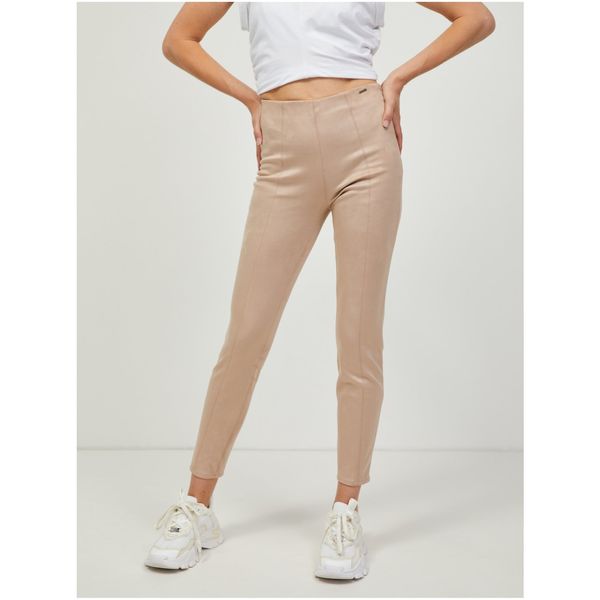 Guess Guess Maya Beige Women's Leggings - Women