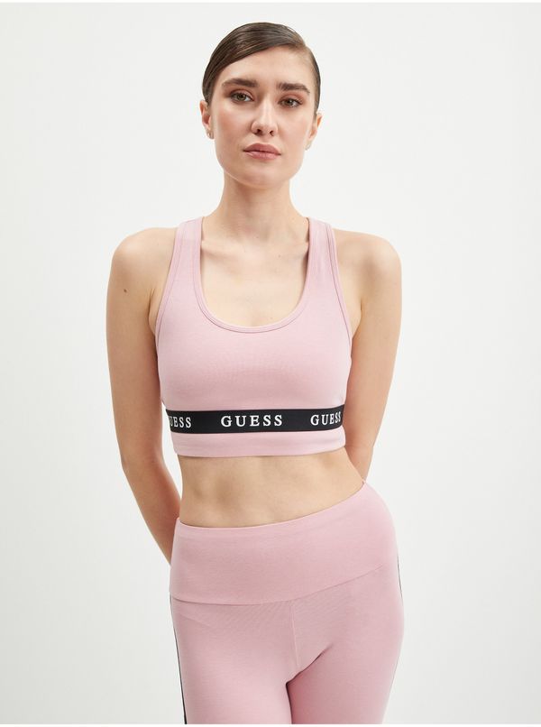 Guess Light pink Ladies Sports Bra Guess Aline - Women