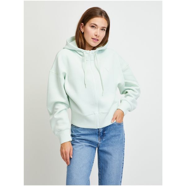 Guess Menthol Women's Sweatshirt with Zipper and Hood Guess - Women