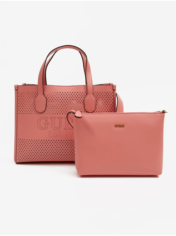 Guess Pink Ladies Handbag 2in1 Guess Katey - Ladies