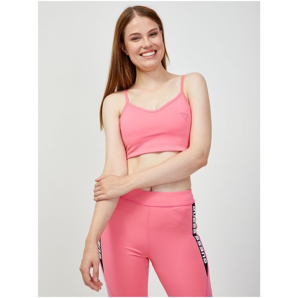 Guess Pink Sports Bra Guess Angelica - Women