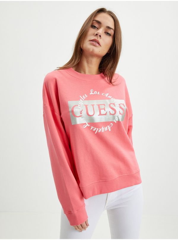 Guess Pink Womens Sweatshirt Guess - Women