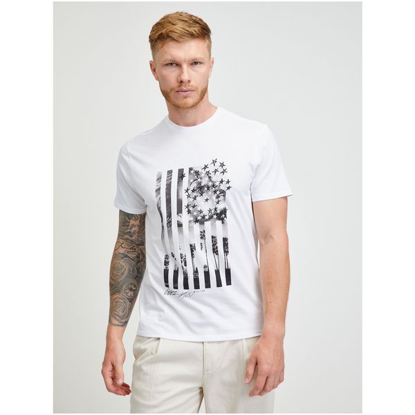 Guess White Men's T-Shirt Guess - Men's