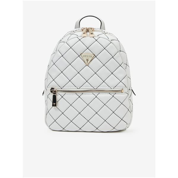 Guess White Women's Small Backpack Guess Cessily - Women