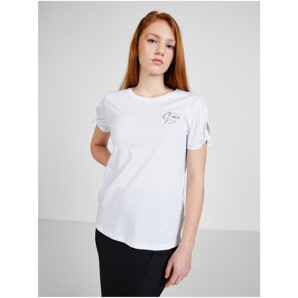 Guess White Women's T-Shirt Guess - Women