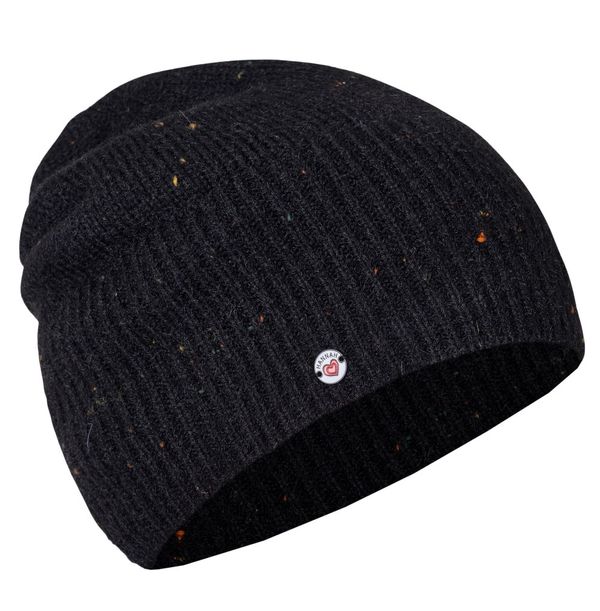 HANNAH Lady's beanie with patch Hannah ROSME anthracite