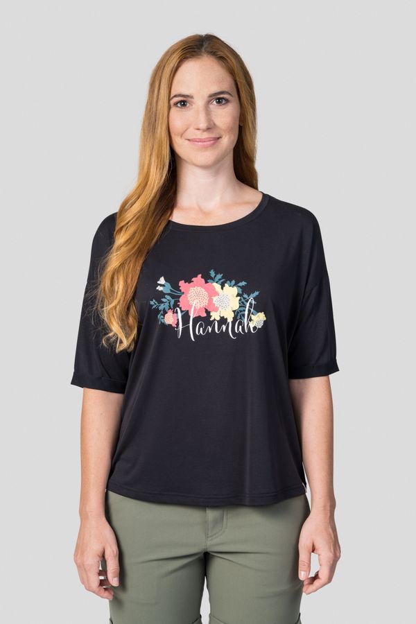 HANNAH Women's T-shirt with Hannah CLEA anthracite print