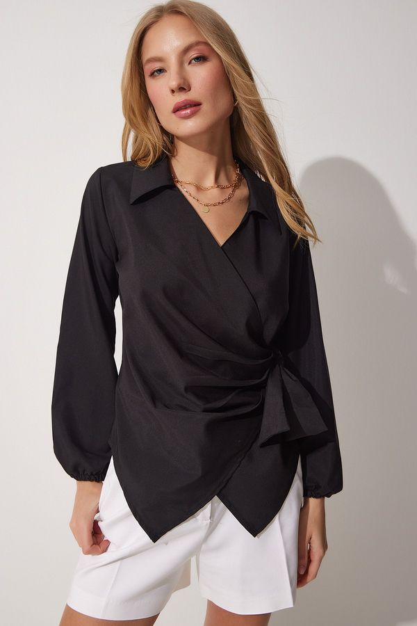 Happiness İstanbul Happiness İstanbul Blouse - Black - Regular fit