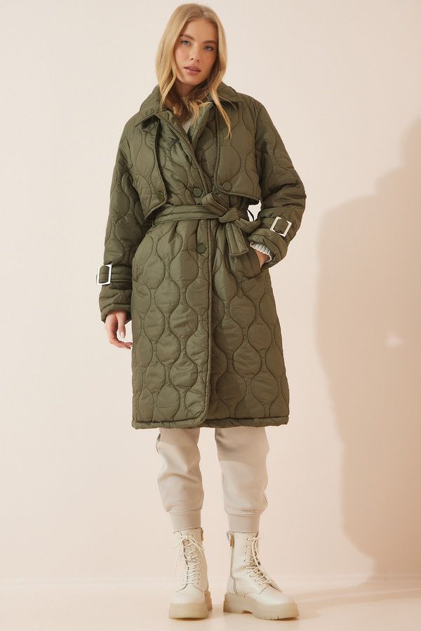 Happiness İstanbul Happiness İstanbul Coat - Khaki - Puffer