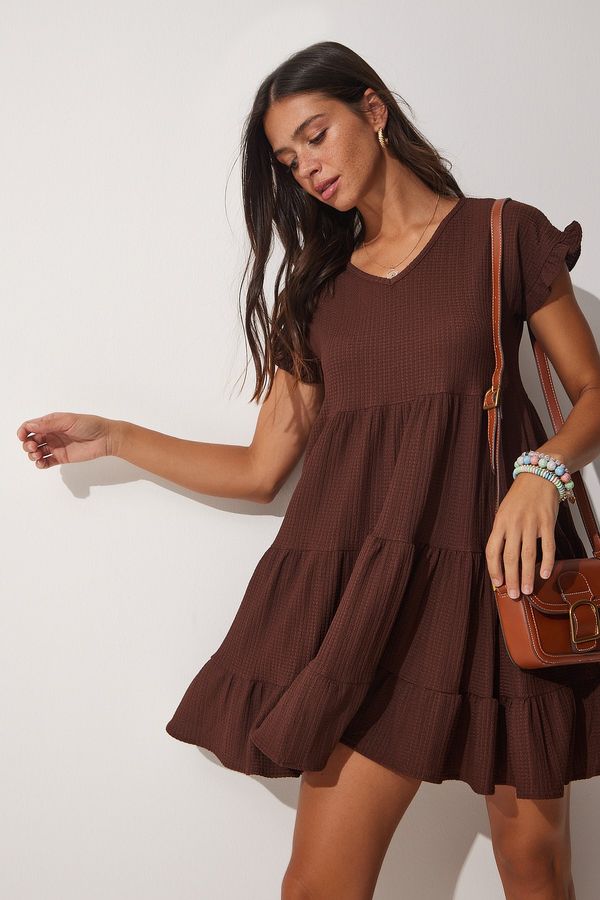 Happiness İstanbul Happiness İstanbul Dress - Brown - A-line