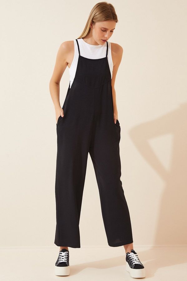 Happiness İstanbul Happiness İstanbul Jumpsuit - Black - Relaxed fit