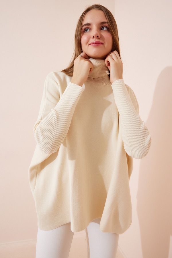 Happiness İstanbul Happiness İstanbul Sweater - Beige - Oversize