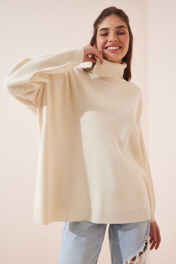Happiness İstanbul Happiness İstanbul Sweater - Beige - Regular fit