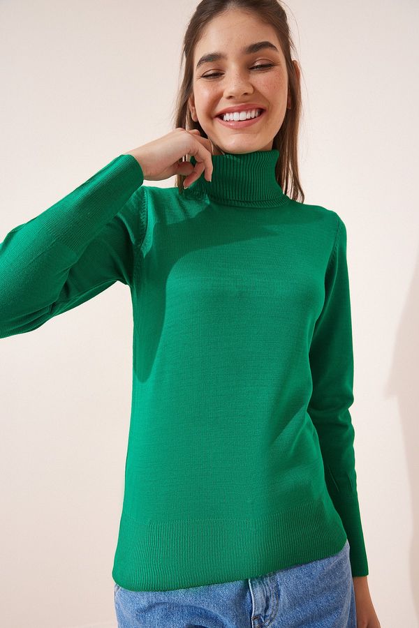 Happiness İstanbul Happiness İstanbul Sweater - Green - Regular fit