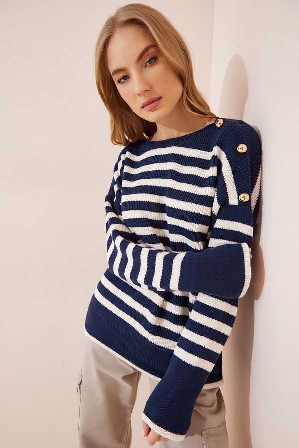 Happiness İstanbul Happiness İstanbul Sweater - Navy blue - Regular fit