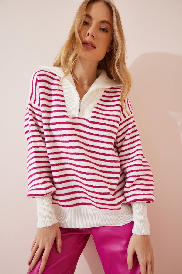 Happiness İstanbul Happiness İstanbul Sweater - Pink - Oversize