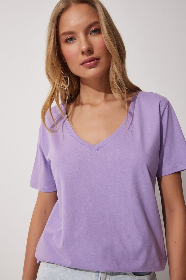 Happiness İstanbul Happiness İstanbul T-Shirt - Purple - Regular fit